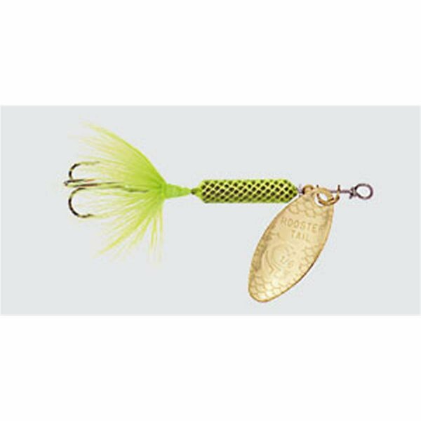 Yakima Rooster Tails 0.12 oz Original Rooster Tail, Hammered Chartreuse 208-HBCHR